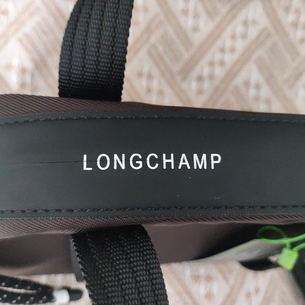Longchamp Brown and Black Duffel Crossbody